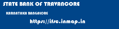 STATE BANK OF TRAVANCORE  KARNATAKA BANGALORE    ifsc code